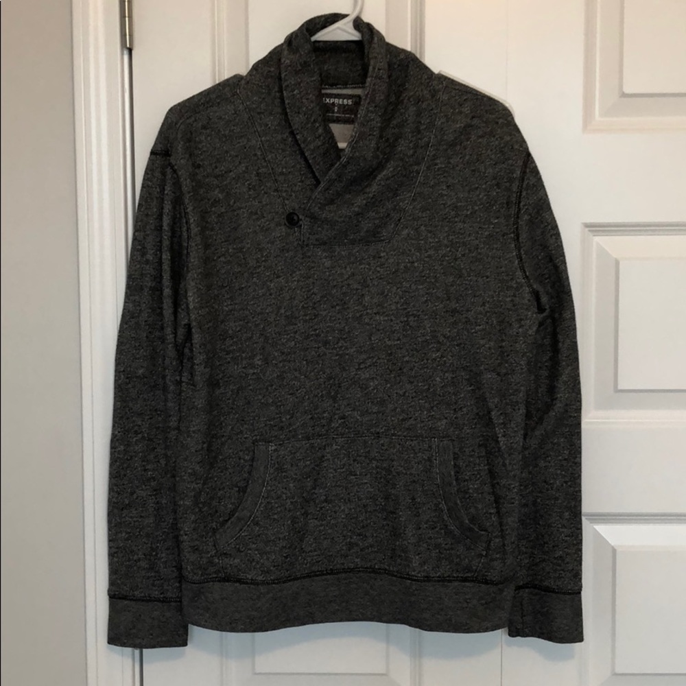 MENS EXPRESS DARK GRAY SWEATSHIRT